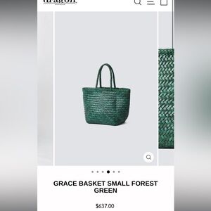 Dragon Diffusion GRACE BASKET FOREST GREEN